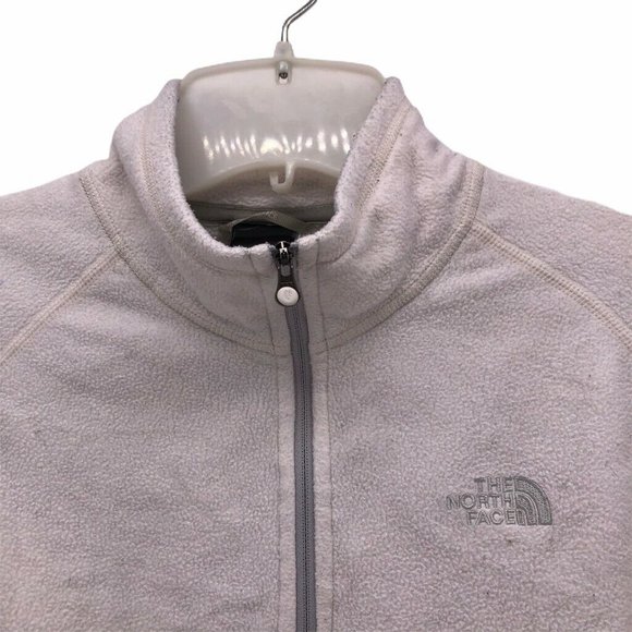 The North Face Womens Fleece Jacket Ivory Size L - Picture 2 of 9